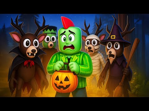 Thumbnail for Job Ontdekt Groot Geheim In 99 Nachten In Het Bos Halloween... In Roblox!