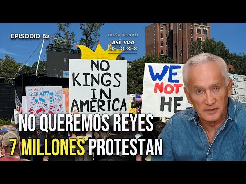 Thumbnail for PROTESTAS “NO KINGS”: 7 MILLONES EN 2,700 CIUDADES | Trump vs. Petro, migración y Venezuela