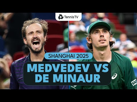 Thumbnail for Daniil Medvedev vs Alex De Minaur Highlights | Shanghai 2025 Quarter-Final