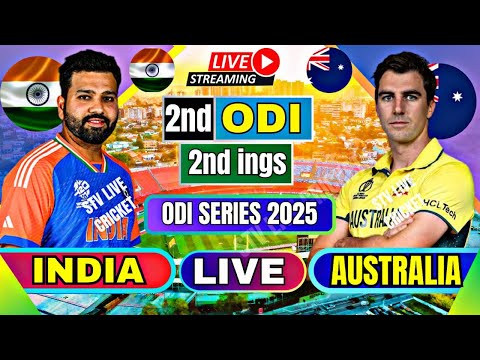 Thumbnail for Live Australia vs India 2nd innings hindi  | ind vs aus match today  | australia bating