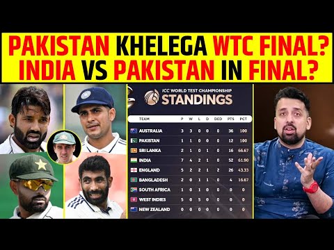 Thumbnail for KYA WTC FINAL MEIN HOGA INDIA VS PAKISTAN? 😱| WTC POINTS TABLE | #indvspak #wtc2025final #analysis