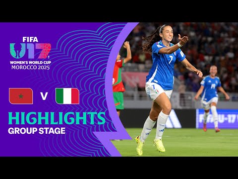 Thumbnail for Morocco vs Italy Highlights | FIFA U-17 Women's World Cup Morocco 2025™