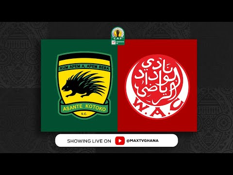 Thumbnail for Live Now | Asante Kotoko vs. Wydad Athletic Club | CAF Confederation Cup