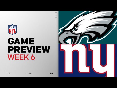 Thumbnail for Philadelphia Eagles vs New York Giants | Week 6 Game Preview