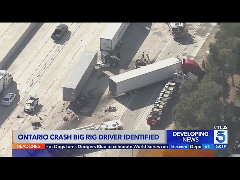 Thumbnail for Driver suspected of DUI in deadly Ontario freeway crash identified by authorities