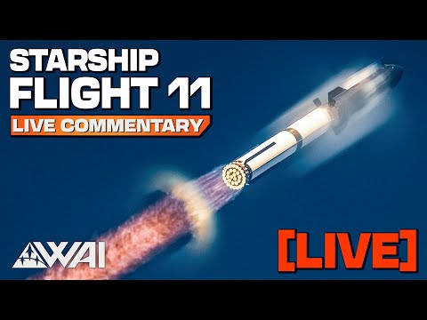Thumbnail for LIVE: SpaceX Starship Flight 11 from Starbase, TX - The FINAL Flight of Version 2!