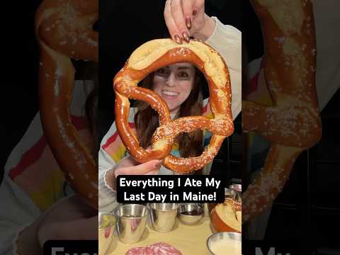 Thumbnail for Everything I ate my last day in Maine! #foodie #maine #shorts #mainefood #barharbormaine #pretzels