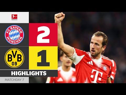 Thumbnail for Kane & Olise On Fire! | FC BAYERN - BORUSSIA DORTMUND | Highlights | Matchday 7 – Bundesliga 2025/26