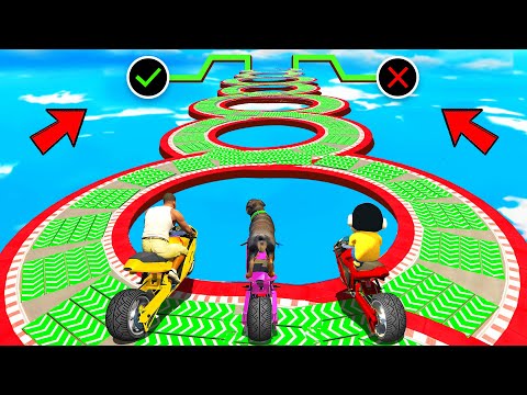 Thumbnail for SHINCHAN AND FRANKLIN TRIED THE IMPOSSIBLE ROUND SPEED BOOSTER ROAD PARKOUR CHALLENGE GTA 5