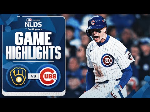 Thumbnail for Brewers vs. Cubs NLDS Game 3 Highlights (10/8/25) | MLB Highlights