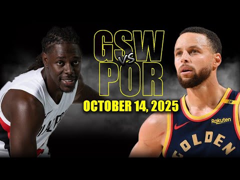 Thumbnail for Golden State Warriors vs Portland Trail Blazers Full Game Highlights - October 14, 2025 | Preseason