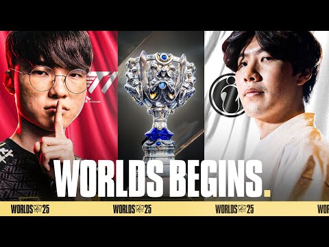 Thumbnail for T1 VS IG WORLDS 2025 BEGINS - LOSER GOES HOME WINNER MOVES ON TO THE SWISS STAGE