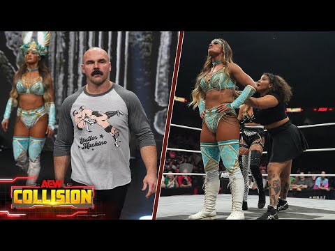 Thumbnail for AEW Collision HIGHLIGHTS: Willow Nightgale & JetSpeed jump Top Gods! | 10/15/25
