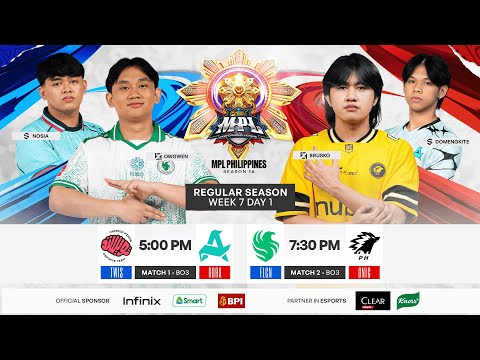 Thumbnail for 🔴 LIVE | MPL PH S16 | FILIPINO - Week 7 Day 1