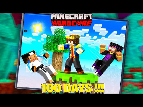 Thumbnail for 100 days In ONEBLOCK MOBILE in Hardcore Minecraft 😱 | Twist