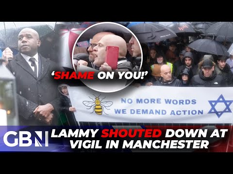 Thumbnail for 'SHAME on you!': David Lammy SHOUTED at by crowd at vigil in Manchester