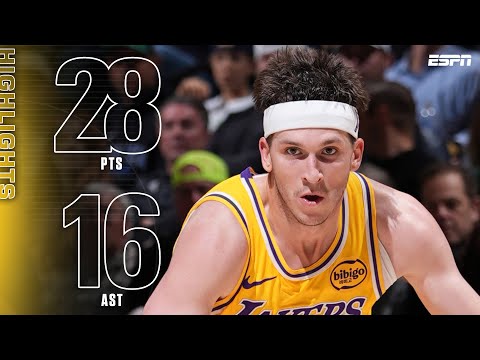 Thumbnail for Austin Reaves HIGHLIGHTS 🎥 28 PTS, 16 AST & GAME-WINNER 🔥 | NBA on ESPN