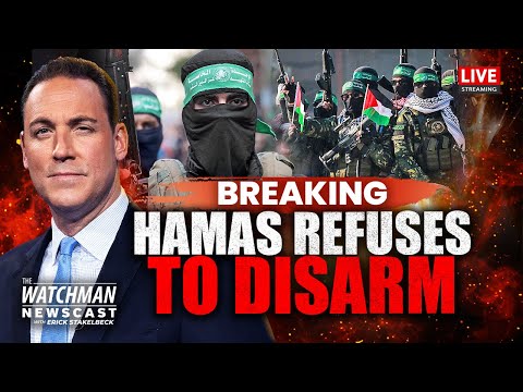 Thumbnail for Israel & Trump WARN Hamas to Disarm; Gaza Plan Has PROPHETIC Implications? | Watchman Newscast LIVE