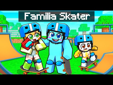 Thumbnail for Teniendo Una FAMILIA SKATER en Minecraft!