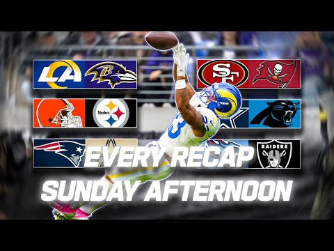 Thumbnail for Every Recap from Sunday Afternoon | 2025 NFL Season Week 6
