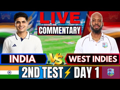Thumbnail for 🔴 IND vs WI Live: NDIA vs WEST INDIES 2nd Test | Live Cricket Score | Test Cricket Match Today