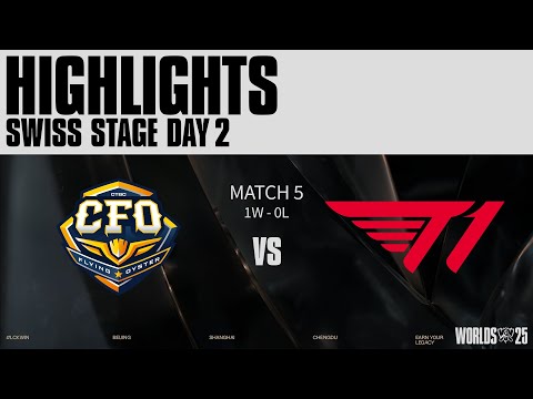 Thumbnail for CFO vs T1 매치 하이라이트 | 스위스 Day2 | 2025 월드 챔피언십
