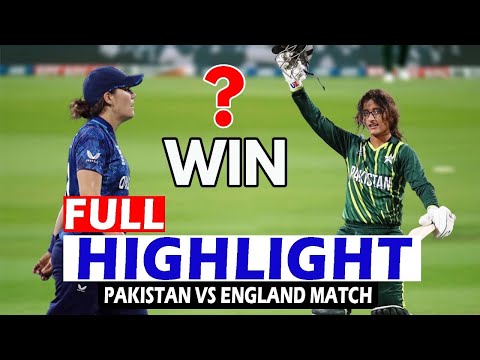 Thumbnail for ENGLAND VS PAKISTAN FULL HIGHLIGHTS ICC ODI WORLD CUP MATCH 2025 | ENG VS PAK