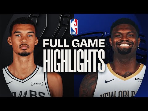 Thumbnail for SPURS at PELICANS | FULL GAME HIGHLIGHTS | October 24, 2025