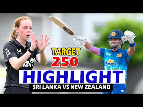 Thumbnail for SRI LANKA VS NEW ZEALAND HIGHLIGHTS ICC ODI WORLD CUP MATCH 2025 | SL VS NZ