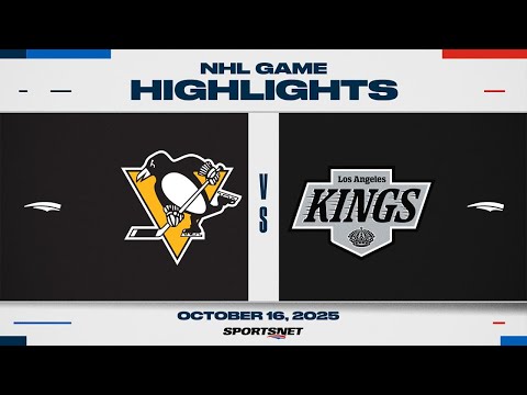 Thumbnail for NHL Highlights | Penguins vs. Kings - October 17, 2025