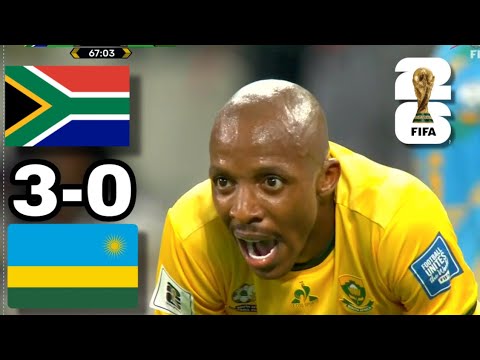 Thumbnail for South Africa vs Rwanda Fifa World cup qualifiers Highlights and Goals | Bafana Bafana vs Rwanda