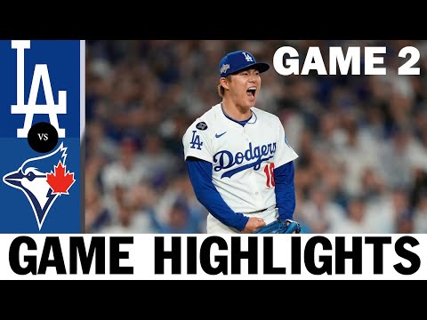 Thumbnail for Toronto Blue Jays vs Los Angeles Dodgers Highlights | World Series Game 2 (10/25/25) MLB Highlights