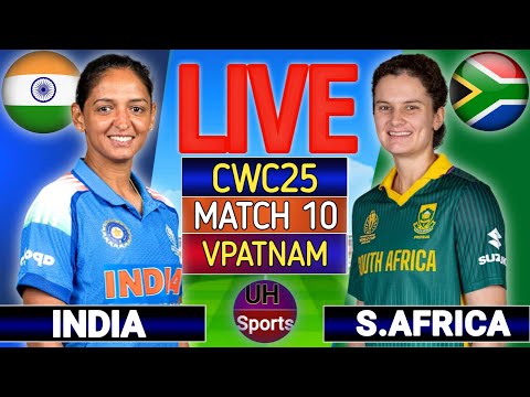 Thumbnail for India vs South Africa Women World Cup 2025, 10th Match Live Cricket | IND Vs SA W Live, 2nd Innings