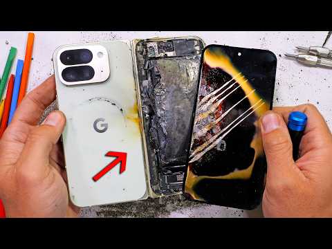 Thumbnail for MY PIXEL 10 PRO FOLD EXPLODED -- CAUGHT LIVE ON CAMERA!