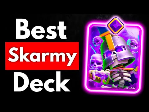 Thumbnail for BEST Skeleton Army Evolution Deck in Clash Royale!!