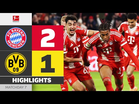 Thumbnail for Bayern Just Unstoppable! | FC BAYERN - BORUSSIA DORTMUND | Highlights | MD 7 – Bundesliga 2025/26