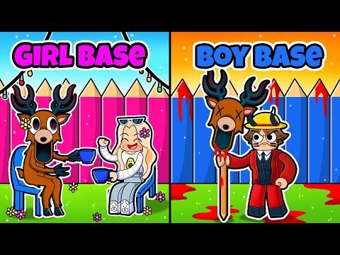 Thumbnail for Girl Base VS Boys Base In 99 Nights in the Forest
