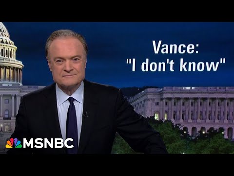 Thumbnail for Lawrence: Did Trump 'czar' Tom Homan take $50,000 from the FBI? JD Vance's answer is, 'I don't know'