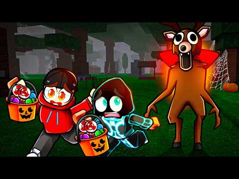 Thumbnail for We Survived The HALLOWEEN UPDATE in 99 Nights in the Forest!
