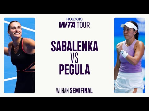 Thumbnail for Aryna Sabalenka vs. Jessica Pegula | 2025 Wuhan Semifinal | WTA Match Highlights