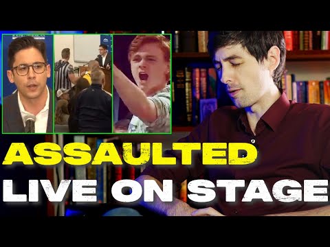 Thumbnail for Michael Knowles EXPOSES Leftist Professor & Gets ATTACKED Live on Stage