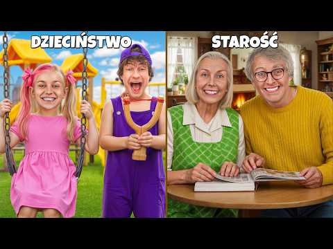 Thumbnail for Spędzamy Dzień jako Dzieci vs Staruszki!
