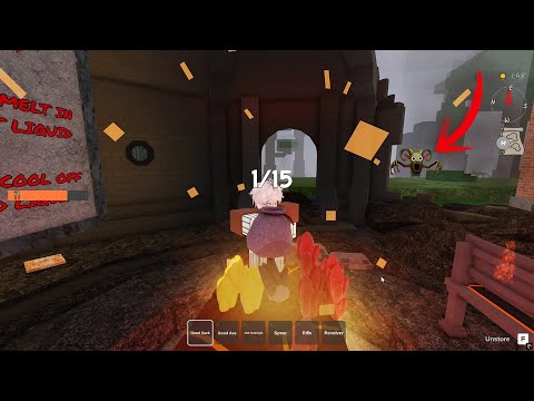 Thumbnail for I tried hunting for diamonds in strong hold #99nightintheforest #roblox #asmr