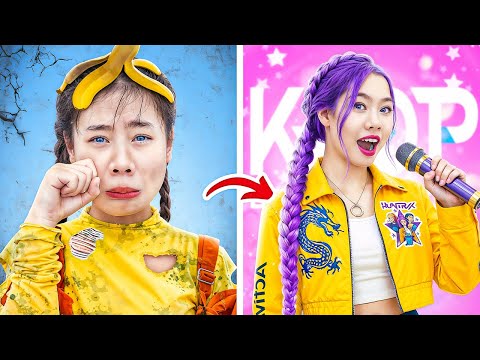Thumbnail for Poor Baby Doll Wants To Become Kpop Demon Hunter! Huntrix In Real Life!