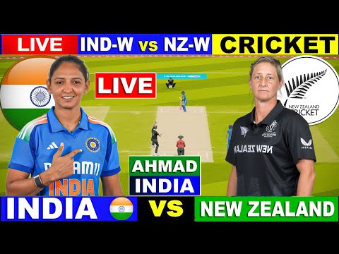 Thumbnail for LIVE- India Women vs New zealand Women 24th ODI Match |World Cup Cricket Live | IND vs NZ #livescore