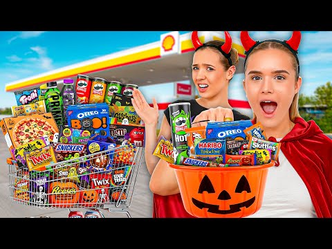Thumbnail for We Ate Only Gas Station For 24 Hours! *HALLOWEEN EDITION*