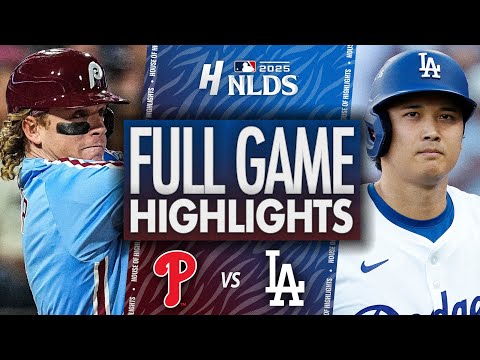 Thumbnail for Philadelphia Phillies vs Los Angeles Dodgers - GAME 4 FULL HIGHLIGHTS | October 9, 2025 MLB Playoffs