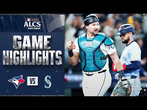 Thumbnail for Blue Jays vs. Mariners ALCS Game 5 Highlights (10/17/25) | MLB Highlights