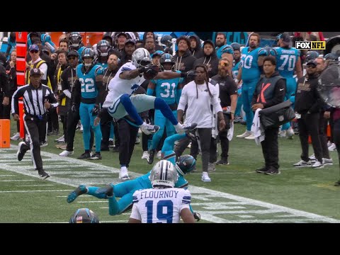 Thumbnail for Pickens is a MAD MAN! WR caps 31-yard pickup with hurdle