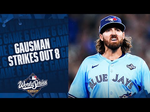 Thumbnail for Kevin Gausman came out of the gate HOT to open Game 6 of the World Series! (8 strikeouts 🔥)